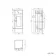 Monaco Dove Grey Combination Vanity Traditional Basin and Hudson Toilet with Wooden Seat 1500mm