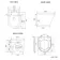 Harper Gloss White Combination Vanity Basin and Boston Toilet 1500mm - Black Accents
