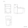 Corsica Curved Storm Grey Slimline Back To Wall Unit and Boston Toilet