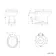 Monaco Chalk White Combination Vanity Basin and Hudson Toilet with Wooden Seat 1500mm