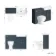 Monaco Inky Blue Combination Vanity Basin and Seattle Toilet 1200mm
