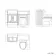 Monaco Inky Blue Combination Vanity Basin and Seattle Toilet 1200mm