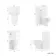 Ohio Gloss White 2-In-1 Combined Wash Basin & Seattle Toilet 500mm