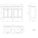 Bermuda Inky Blue Vanity with Marble Top & Oval Counter Top Basin 1200mm