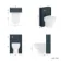 Bermuda Traditional Inky Blue Slimline Back To Wall Unit and Seattle Toilet