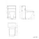Corsica Curved Midnight Green Slimline Back To Wall Unit and Atlanta Toilet