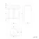 Bermuda Dove Grey Vanity with Round Counter Top Basin 600mm - Brushed Brass Accents