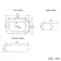 Bermuda Graphite Grey Vanity with Marble Top & Curved Counter Top Basin 800mm - Brushed Brass Accents