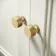 Monaco Chalk White Traditional Basin Vanity 600mm - Brushed Brass Accents