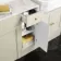 Monaco Chalk White Combination Vanity Traditional Basin with Marble Top 1500mm (Excludes Pan & Cistern) - Brushed Brass Accents