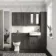 Monaco Graphite Grey Traditional Basin Vanity and Back To Wall Unit 1500mm (Excludes Pan & Cistern) - Brushed Brass Accents