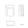 Monaco Graphite Grey Traditional Basin Vanity and Back To Wall Unit 1500mm (Excludes Pan & Cistern) - Brushed Brass Accents