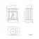 Lucia Chalk White Vanity with Oak Effect Top & Round Counter Top Basin 640mm - Brushed Brass Accents