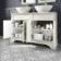 Lucia Chalk White Double Vanity with Marble Top & Oval Counter Top Basin 1200mm - Brushed Brass Accents