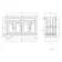 Lucia Graphite Grey Double Vanity with Marble Top & Round Counter Top Basin 1200mm - Brushed Brass Accents