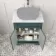Lucia Midnight Green Cabinet with Marble Top 640mm - Excludes Counter Top Basin