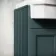 Monaco Midnight Green Combination Vanity Traditional Basin and Hudson Toilet with Wooden Seat 1200mm