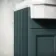 Monaco Midnight Green Combination Vanity Traditional Basin with Marble Top & Hudson Toilet with Wooden Seat 1200mm