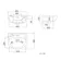 Quartz Stone Grey Cloakroom Vanity with Semi Recessed Basin 450mm