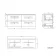 Elba Gloss White Wall Hung Double Basin Drawer Vanity 1200mm - Black Accents