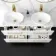 Elba Gloss White Double Wall Hung Drawer Vanity with Marble Top & Oval Basin 1200mm - Brushed Brass Accents