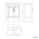 Bermuda Graphite Grey Basin Vanity 600mm - Brass Knurled Handles