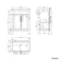 Bermuda Graphite Grey Basin Vanity 600mm - Brass Knurled Handles