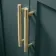 Bermuda Midnight Green Cabinet with Marble Top 600mm Excludes Counter Top Basin - Brass Knurled Handles