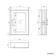 Dove Grey Mirror Cabinet 700x500mm - Brass Knurled Handles