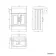 Monaco Chalk White Traditional Basin Vanity 600mm - Brass Knurled Handles