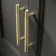 Monaco Graphite Grey Traditional Basin Vanity 600mm - Brass Knurled Handles