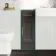 Monaco Graphite Grey Side Cabinet Unit 300mm - Brass Knurled Handles