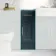 Monaco Inky Blue Side Cabinet Unit 300mm - Brass Knurled Handles