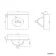 Lucia Chalk White Vanity with Marble Top & Undermount Basin 630mm - Brass Knurled Handles