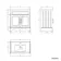 Lucia Chalk White Basin Vanity 830mm - Brass Knurled Handles