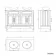 Lucia Chalk White Double Vanity with Marble Top & Oval Counter Top Basin 1200mm - Brass Knurled Handles