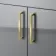 Harper Stone Grey Basin Vanity and Back To Wall Toilet Unit 1200mm (Excludes Toilet) - Brushed Brass Accents