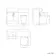 Harper Navy Blue Combination Vanity Basin and Tucson Toilet 1200mm - Left Handed
