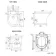Harper Navy Blue Combination Vanity Basin and Tucson Toilet 1500mm