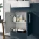 Harper Navy Blue Combination Vanity Basin with Marble Top & Tucson Toilet 1000mm