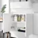Foster Gloss White Combination Vanity Basin 1500mm - Excludes Toilet