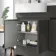 Foster Tungsten Grey Combination Vanity Basin and Tucson Toilet 1200mm - Left Handed