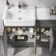 Foster Tungsten Grey Combination Vanity Basin with Marble Top & Boston Toilet 1500mm