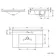Mersey Gloss White Basin Vanity 800mm - Black Accents