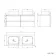 Corsica Gloss White Wall Hung Drawer Vanity with Marble Top & Curved Counter Top Basin 1200mm