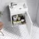 Quartz Gloss White Cloakroom Wall Hung Basin Vanity 400mm