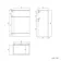 Quartz Gloss White Basin Vanity and Back To Wall Toilet Unit 1050mm - Excludes Toilet