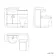 Quartz Gloss White Combination Vanity Basin and Houston Toilet 1050mm