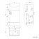 Quartz Gloss White Combination Vanity Basin and Denver Toilet 950mm - Black Accents