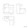 Quartz Gloss White Combination Vanity Basin and Houston Toilet 950mm - Black Accents